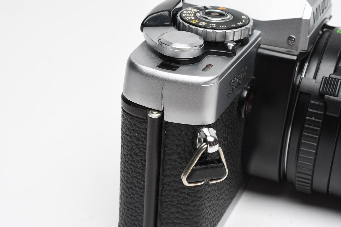 Minolta XG-1 35mm SLR w/ MD 50mm f1.7 Lens, Strap, New Seals, Clean!