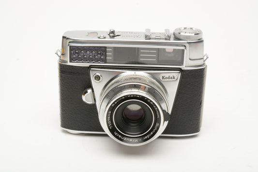Kodak Retina III 35mm rangefinder w/Xenar 45mm f2.8, Tested, Great, Box