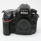 Nikon D800 DSLR body, USA version, batt+charger+strap 130K Acts