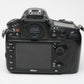 Nikon D800 DSLR body, USA version, batt+charger+strap 130K Acts