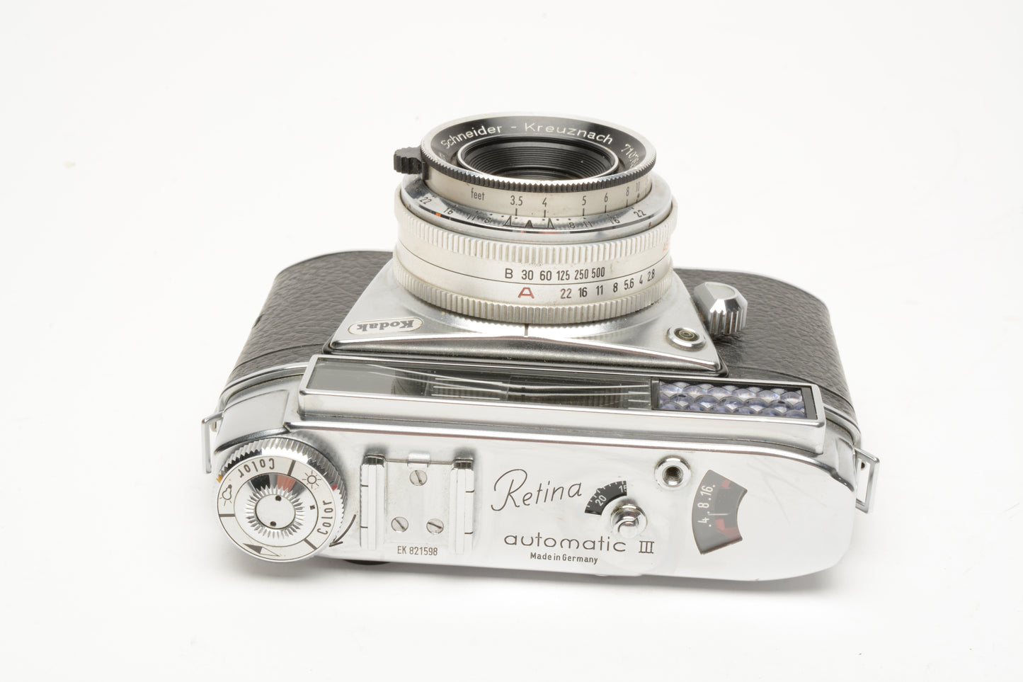 Kodak Retina III 35mm rangefinder w/Xenar 45mm f2.8, Tested, Great, Box