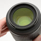 Nikon AFS Nikkor 55-200mm F4-5.6G ED DX VR zoom lens, caps, hood, Mint-