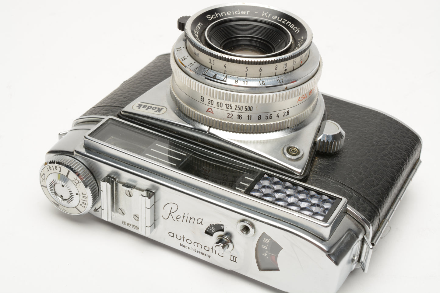 Kodak Retina III 35mm rangefinder w/Xenar 45mm f2.8, Tested, Great, Box