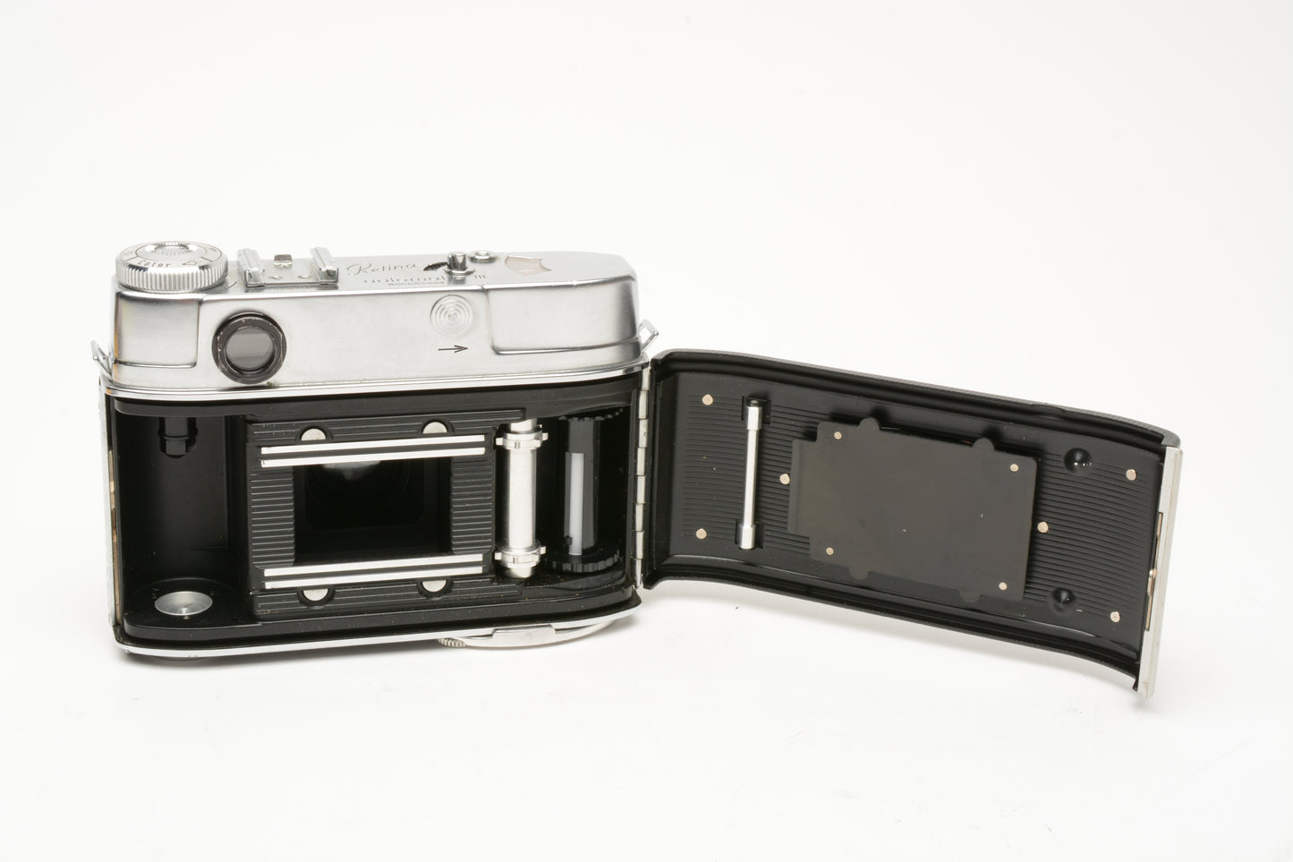 Kodak Retina III 35mm rangefinder w/Xenar 45mm f2.8, Tested, Great, Box