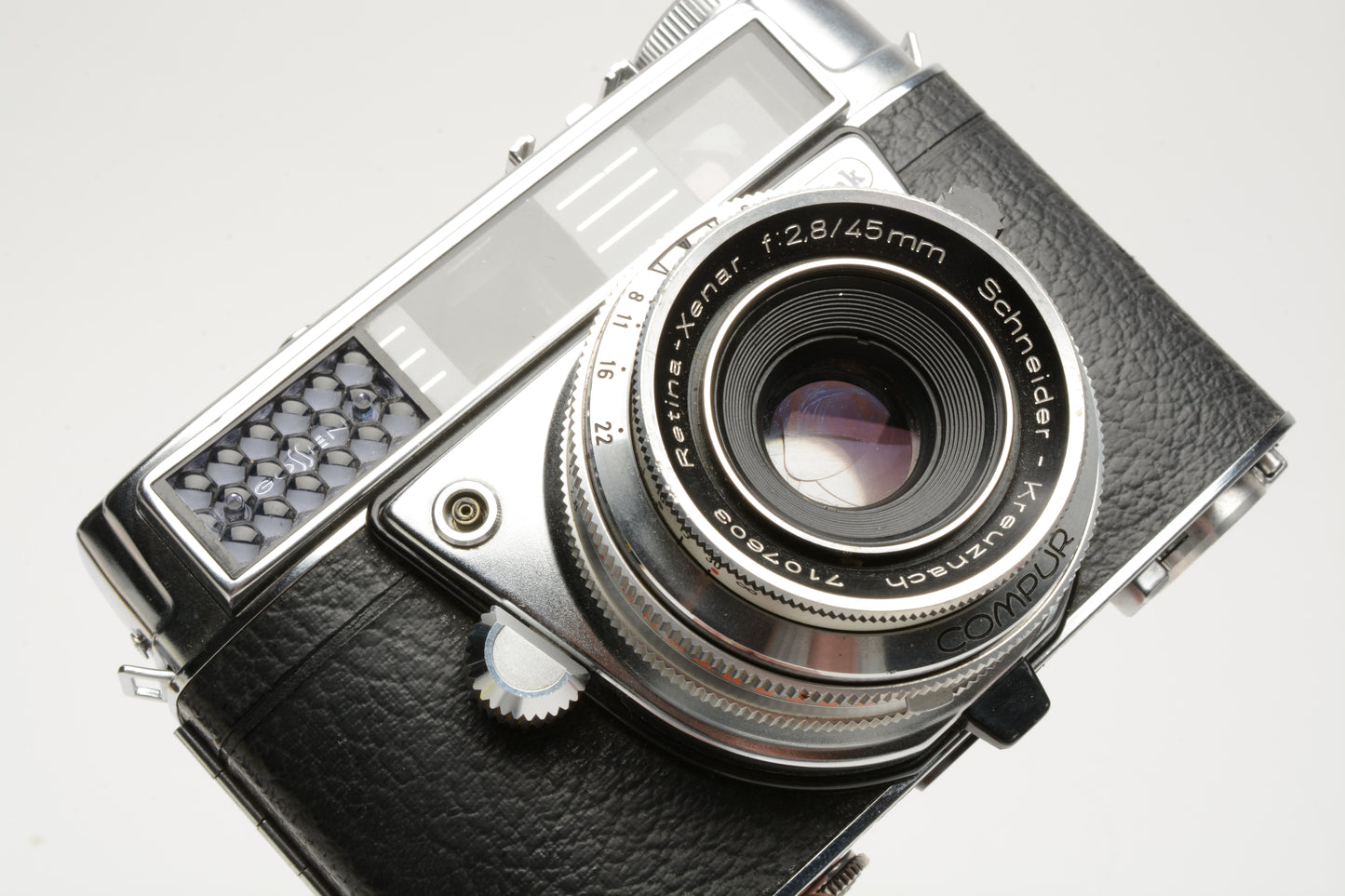 Kodak Retina III 35mm rangefinder w/Xenar 45mm f2.8, Tested, Great, Box