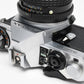 Pentax ME Super SLR w/ Pentax-M 50mm f2 Lens, Strap, New Seals, Nice!