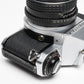 Pentax ME Super SLR w/ Pentax-M 50mm f2 Lens, Strap, New Seals, Nice!