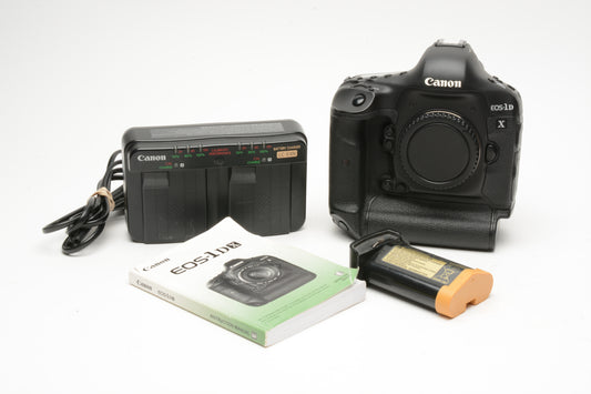 Canon EOS-1D X 18.1MP Digital SLR Camera Body Batt+charger, Great!
