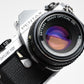 Pentax ME Super SLR w/ Pentax-M 50mm f2 Lens, Strap, New Seals, Nice!
