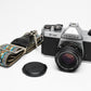 Pentax K1000 35mm SLR w/50mm f1.8 SMC Lens, Strap, New Seals, Nice!