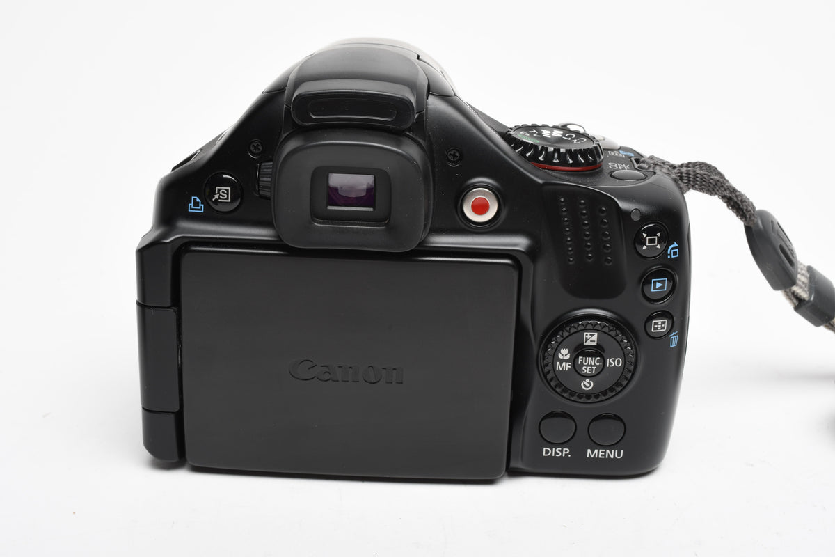 Canon PowerShot SX30 IS 14.1MP Digital Point&Shoot w/35x Zoom, Batt+Charger, Great!
