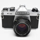Pentax K1000 35mm SLR w/50mm f1.8 SMC Lens, Strap, New Seals, Nice!