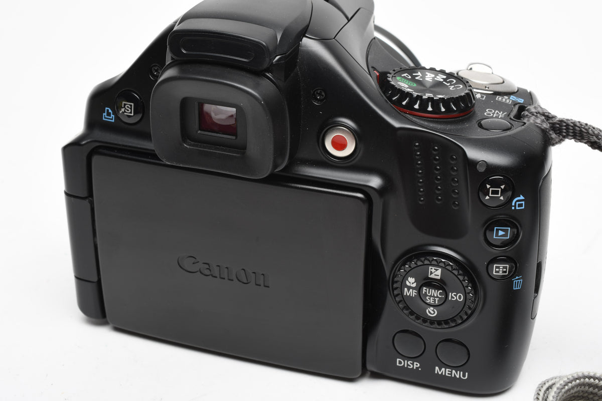 Canon PowerShot SX30 IS 14.1MP Digital Point&Shoot w/35x Zoom, Batt+Charger, Great!