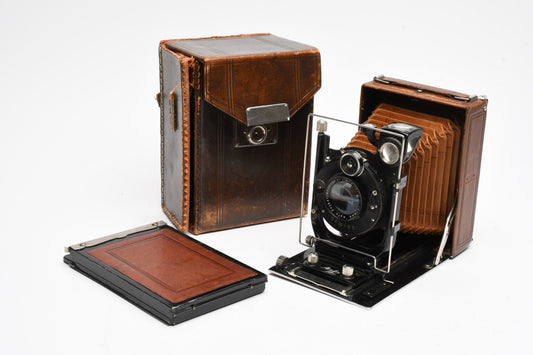 Agfa Isolar Luxus 9x12cm Vintage camera, Gorgeous condition, w/Case