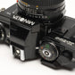 Minolta X700 35mm SLR w/50mm f1.7 lens, strap, cap, Sky, new seals, Great