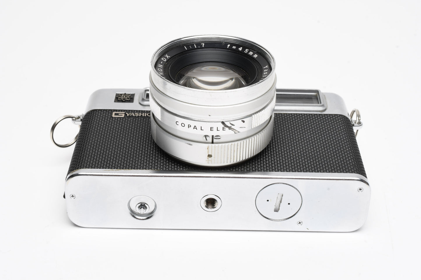 Yashica Electro 35 G Rangefinder w/45mm f1.7 Lens, Cap, Case, Strap, New Seals!