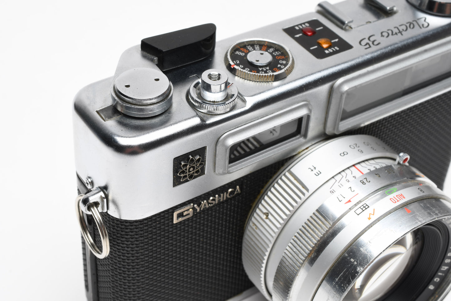 Yashica Electro 35 G Rangefinder w/45mm f1.7 Lens, Cap, Case, Strap, New Seals!