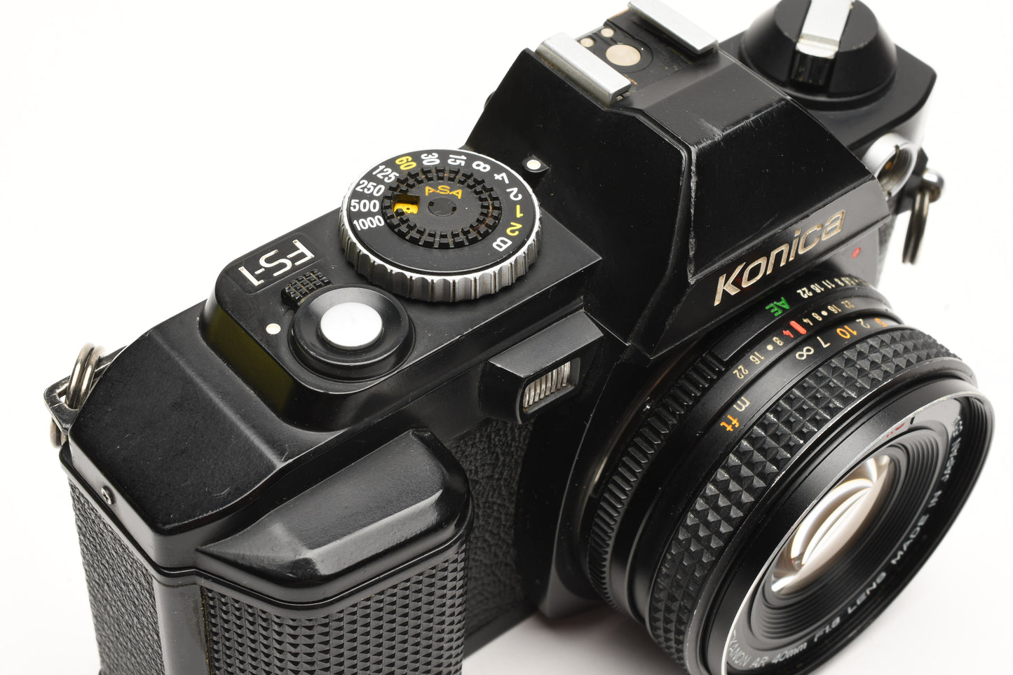 Konica FS-1 35mm SLR w/40mm f1.8 prime lens, Sky, new seals, Good!