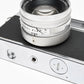Yashica Electro 35 G Rangefinder w/45mm f1.7 Lens, Cap, Case, Strap, New Seals!