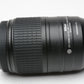 Nikon AF-S VR Nikkor 55-300mm f4.5-5.6 G ED DX lens, caps, lens hood, nice