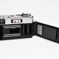 Yashica Electro 35 G Rangefinder w/45mm f1.7 Lens, Cap, Case, Strap, New Seals!