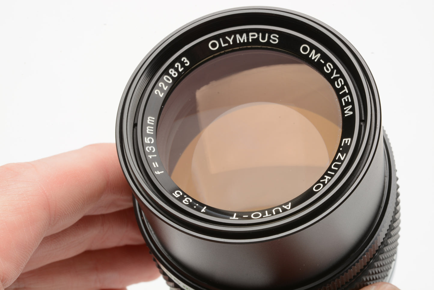 Olympus E.Zuiko 135mm f3.5 MF prime lens, Olympus 1A sky, caps, very clean