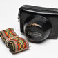 Yashica Electro 35 G Rangefinder w/45mm f1.7 Lens, Cap, Case, Strap, New Seals!