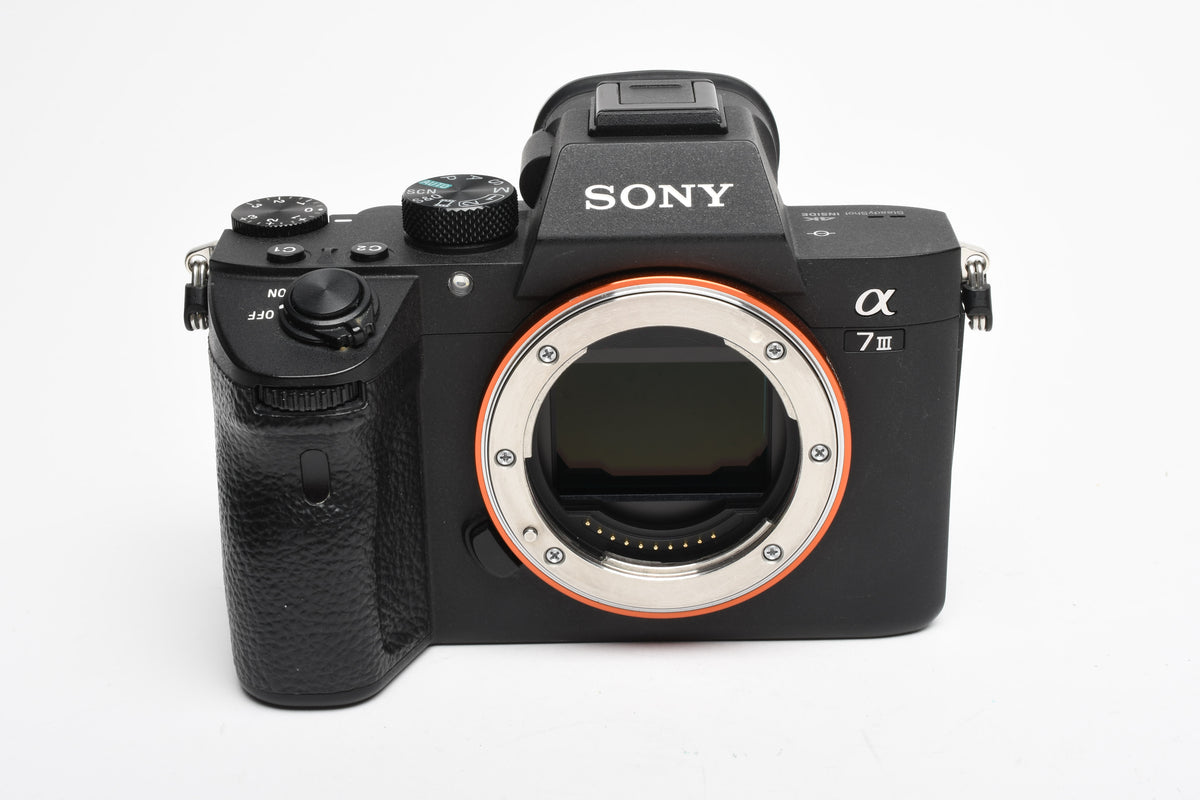 Sony A7 III Mirrorless Body, 34K Acts, w/Battery Grip, 2X batts, Great!