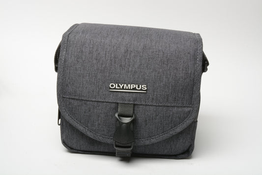 Olympus OM-D Series Gray shoulder bag ~7.5 x 4 x 7", Clean (Charcoal)