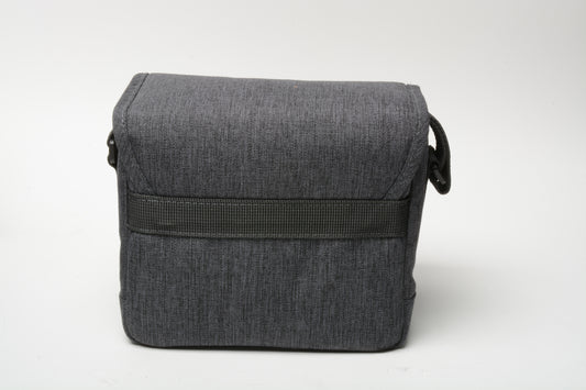 Olympus OM-D Series Gray shoulder bag ~7.5 x 4 x 7", Clean (Charcoal)