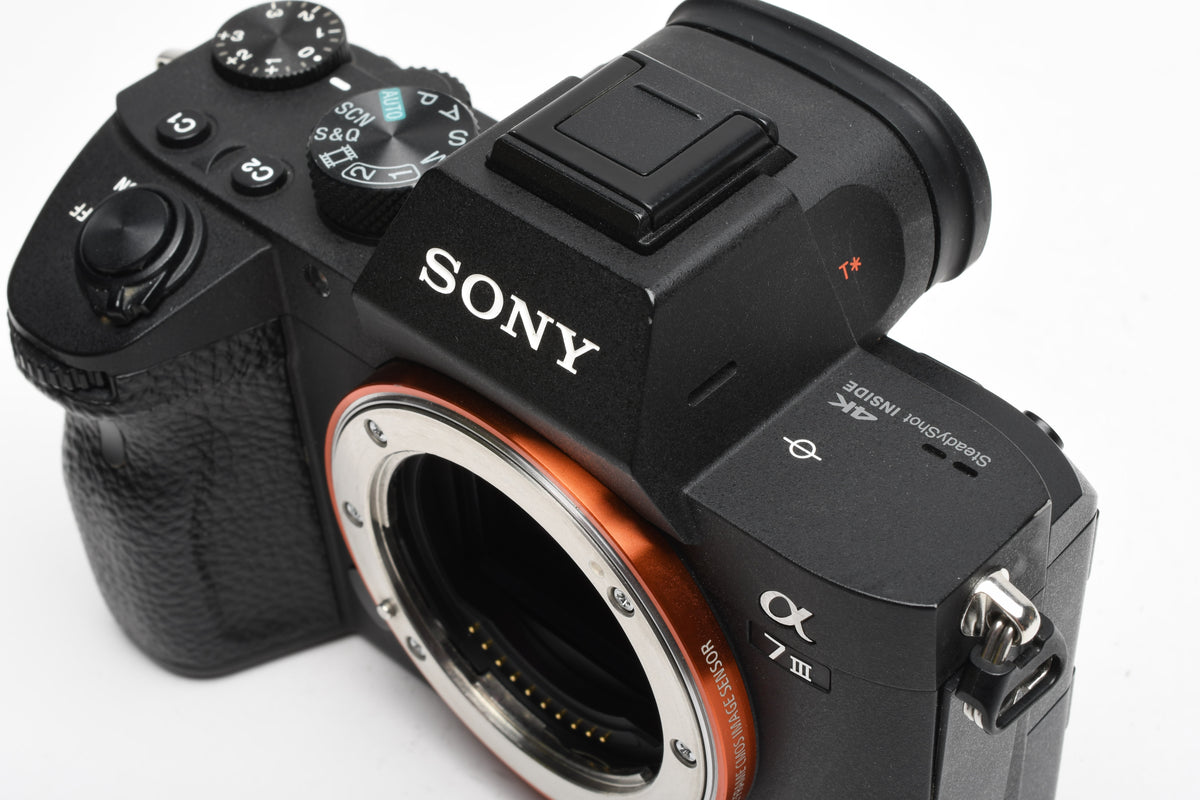 Sony A7 III Mirrorless Body, 34K Acts, w/Battery Grip, 2X batts, Great!