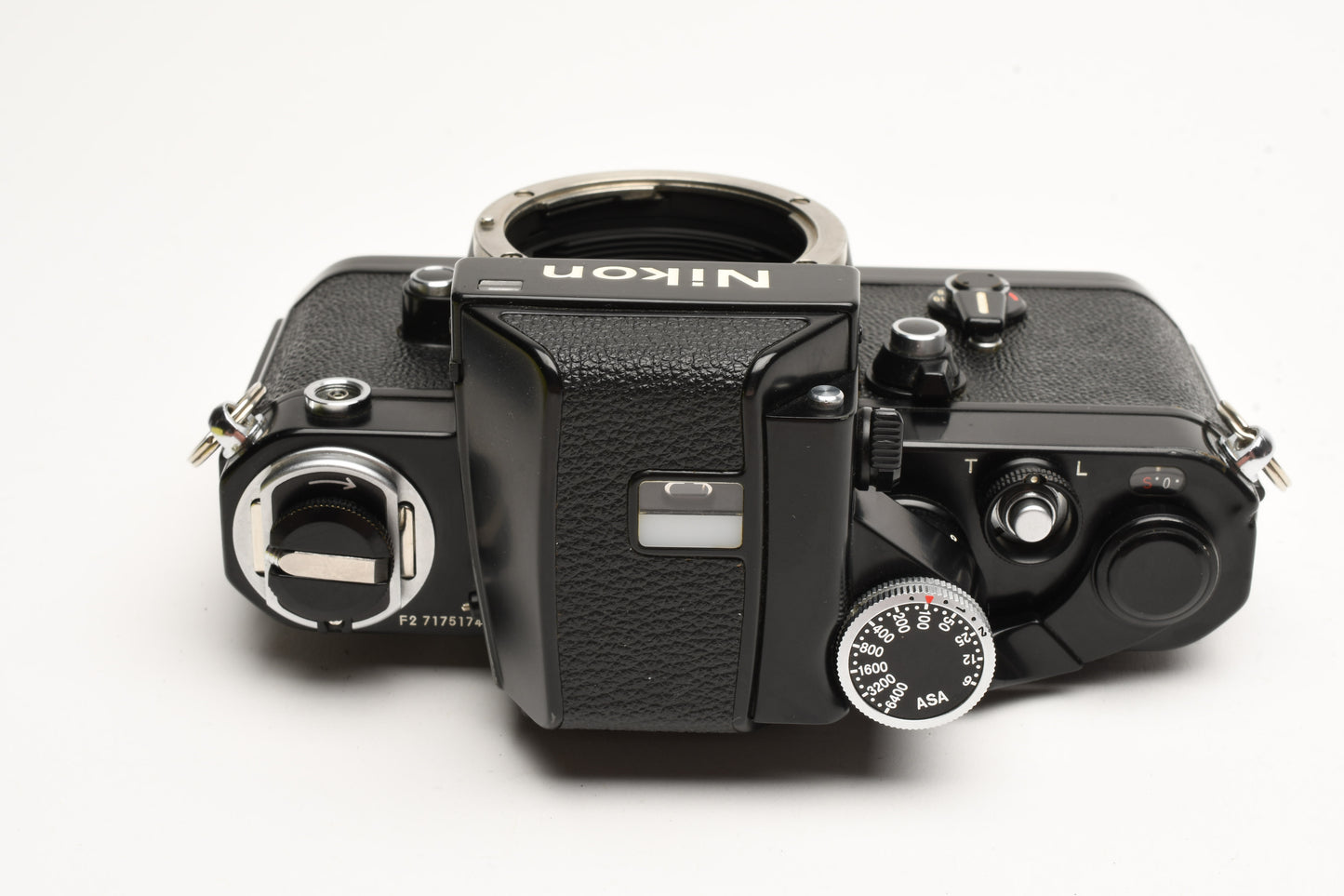 Nikon F2 Black 35mm SLR body w/DP-1 finder, very clean & accurate, Timeless