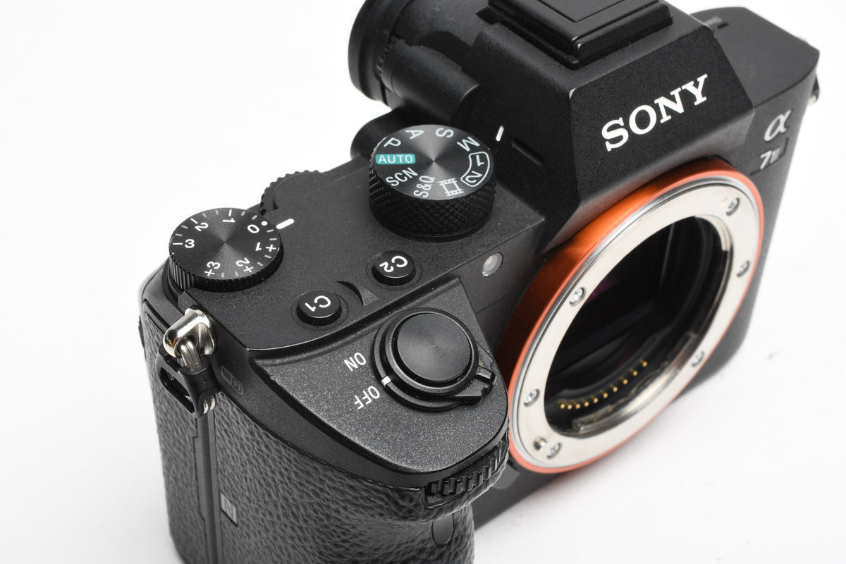 Sony A7 III Mirrorless Body, 34K Acts, w/Battery Grip, 2X batts, Great!