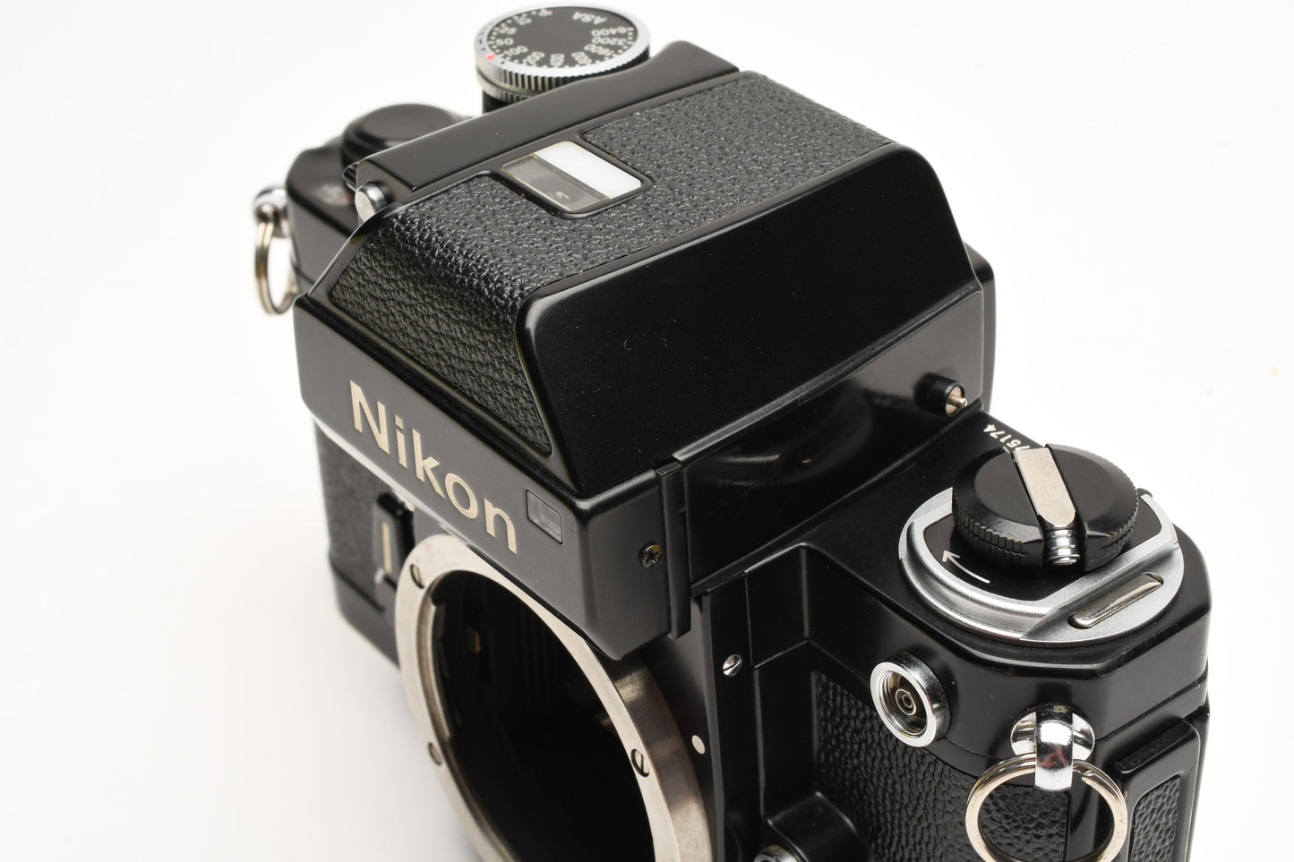 Nikon F2 Black 35mm SLR body w/DP-1 finder, very clean & accurate, Timeless