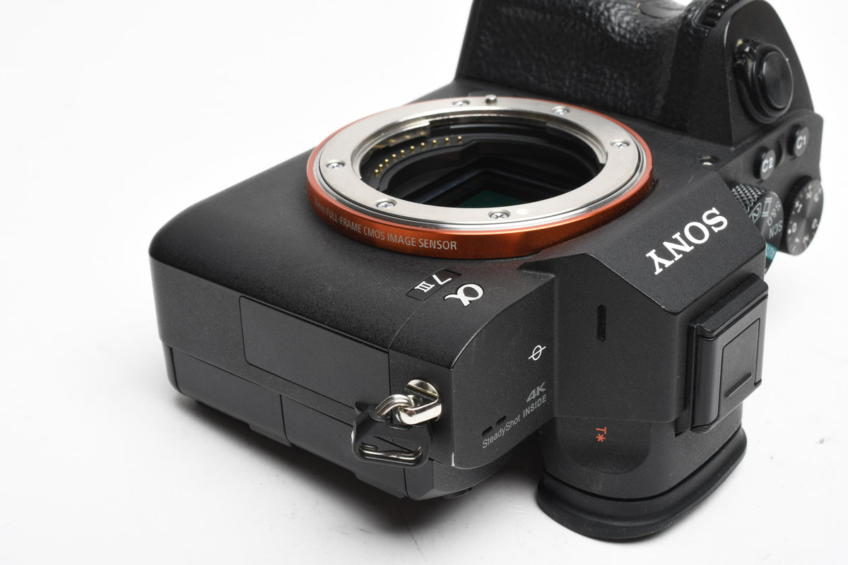 Sony A7 III Mirrorless Body, 34K Acts, w/Battery Grip, 2X batts, Great!