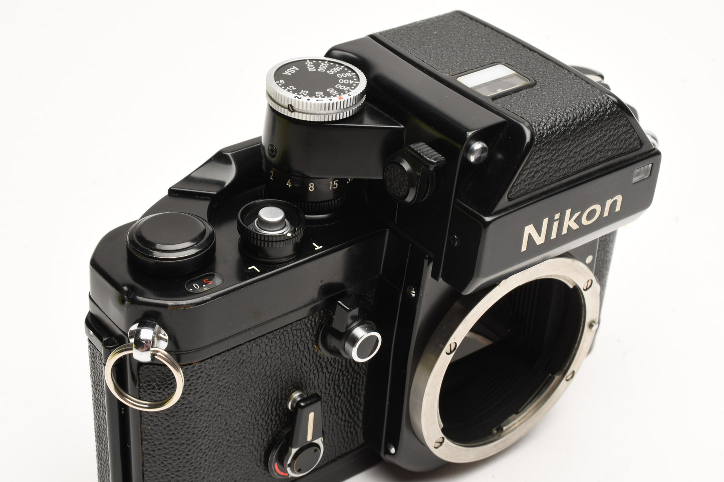 Nikon F2 Black 35mm SLR body w/DP-1 finder, very clean & accurate, Timeless