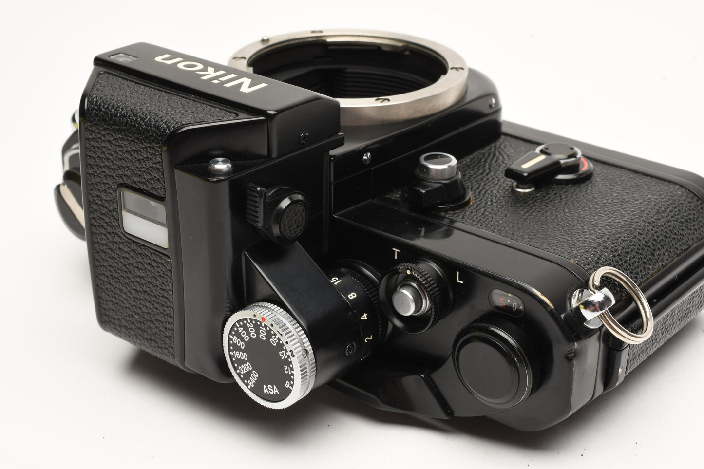 Nikon F2 Black 35mm SLR body w/DP-1 finder, very clean & accurate, Timeless