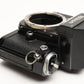 Nikon F2 Black 35mm SLR body w/DP-1 finder, very clean & accurate, Timeless