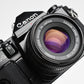 Canon A-1 35mm SLR w/ 50mm f1.8 FD Lens, Canvas Strap, New Seals, Great!