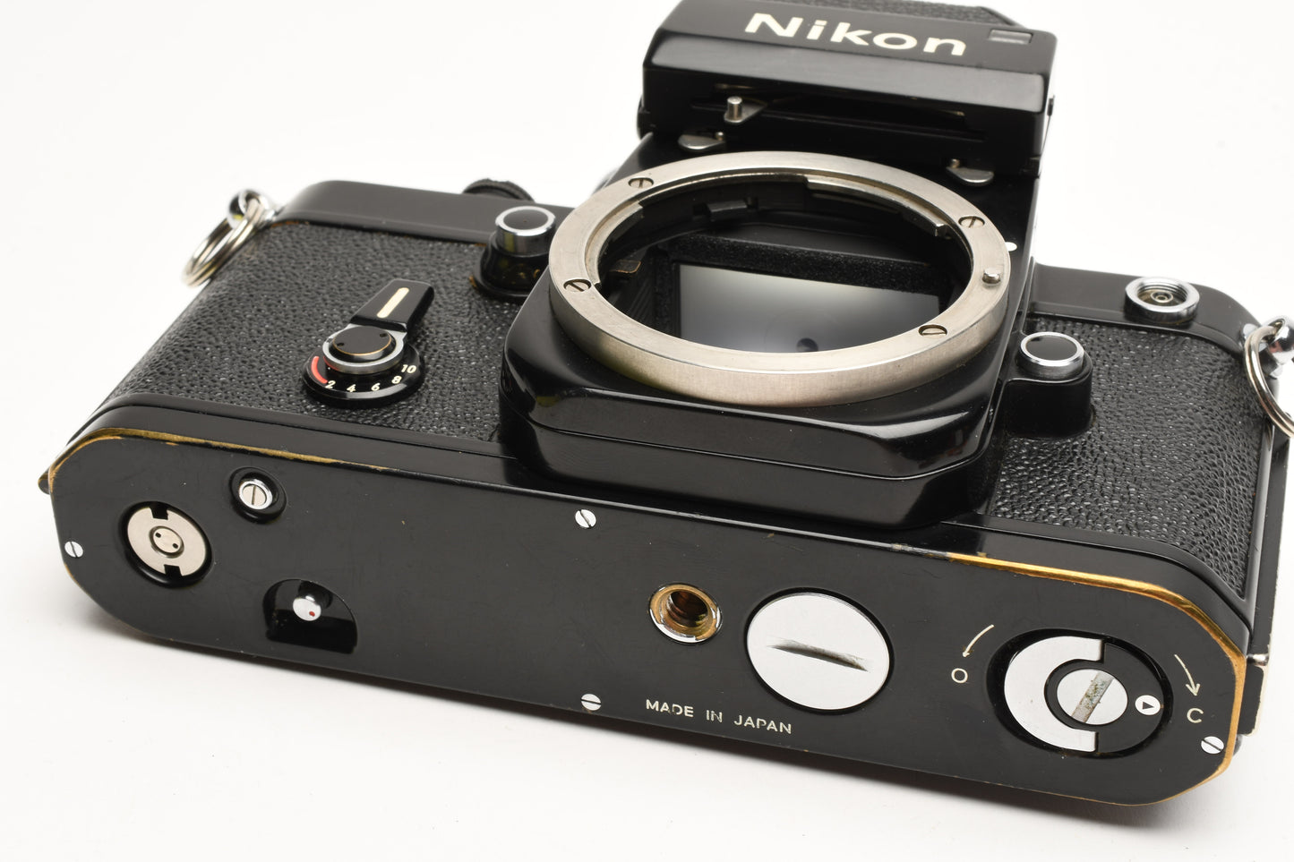 Nikon F2 Black 35mm SLR body w/DP-1 finder, very clean & accurate, Timeless