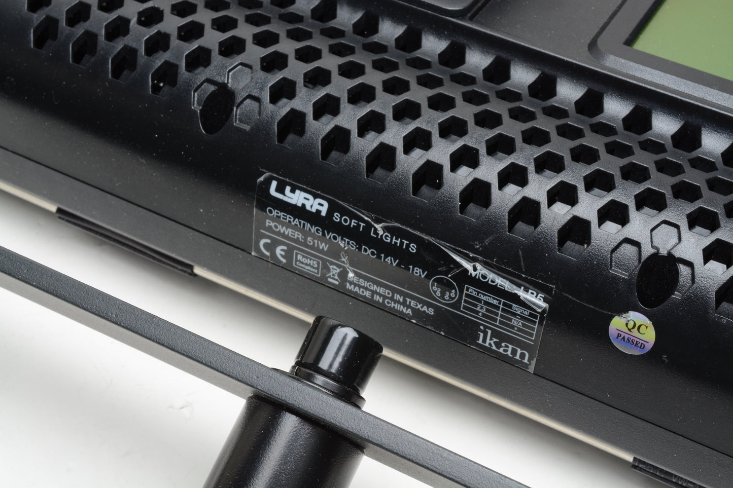 Ikan Lyra LB5 Bi-Color LED Light Panel, Barn doors, Power supply, Tested, Clean!