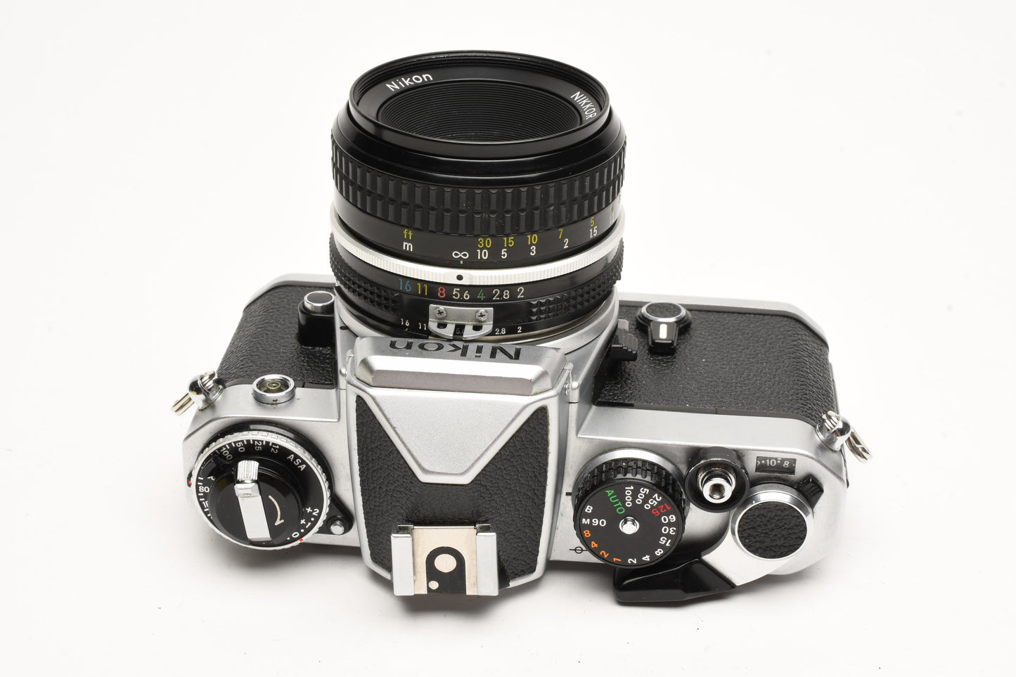 Nikon FE 35mm SLR w/50mm f/2, Strap, New Seals! Great! Very clean