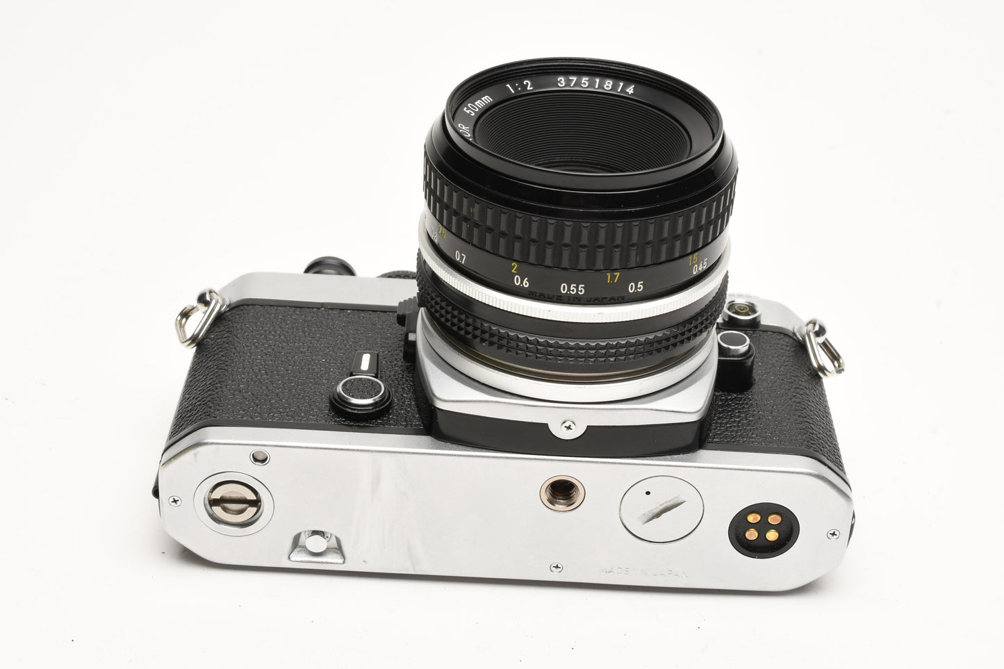 Nikon FE 35mm SLR w/50mm f/2, Strap, New Seals! Great! Very clean