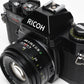 Richo KR-5 Super SLR w/Rikenon 50mm f/2 Lens, Strap, Case, New Seals!
