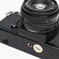 Richo KR-5 Super SLR w/Rikenon 50mm f/2 Lens, Strap, Case, New Seals!