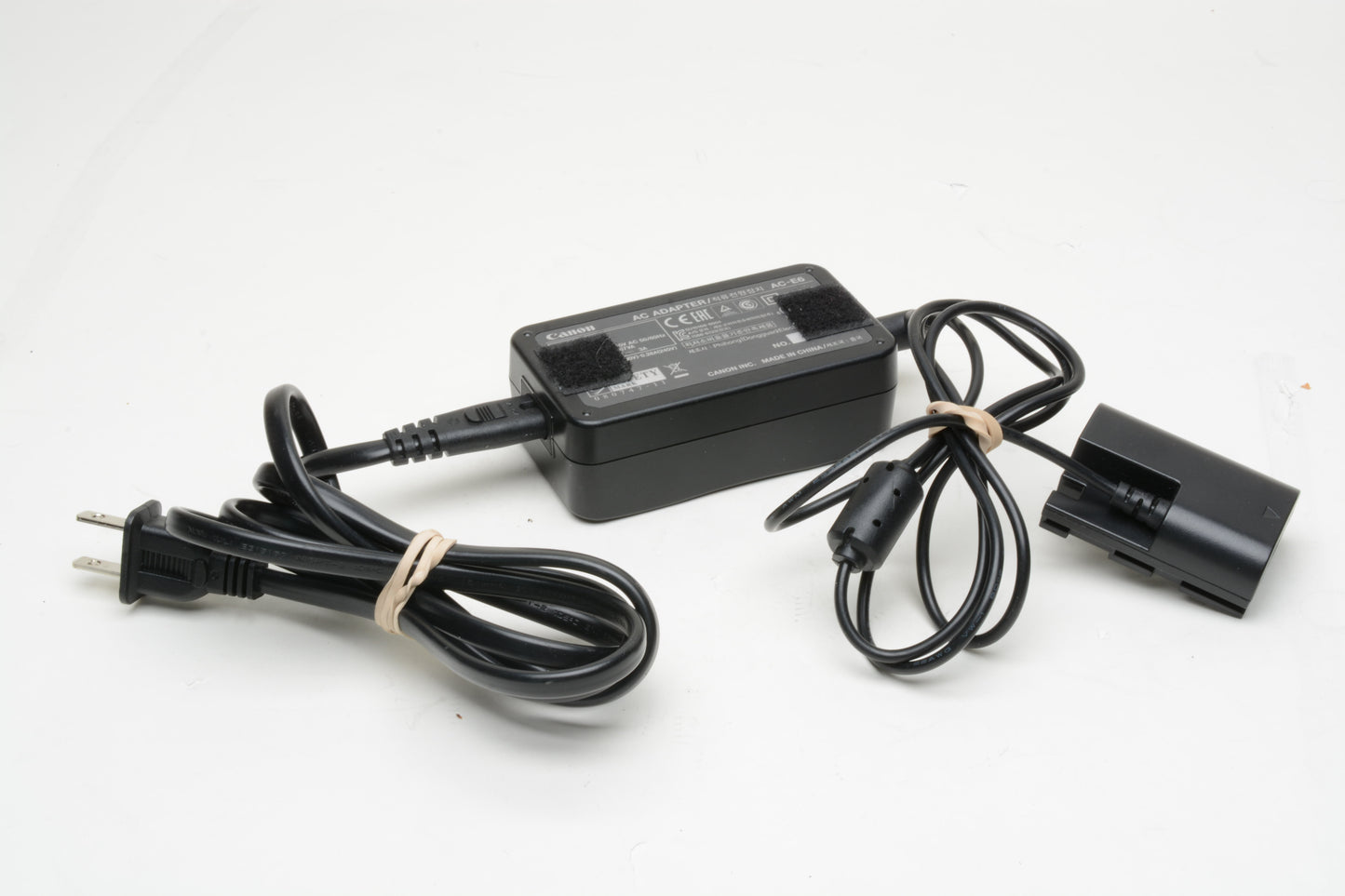 Canon AC Adapter AC-E6 - Genuine, w/Power cord