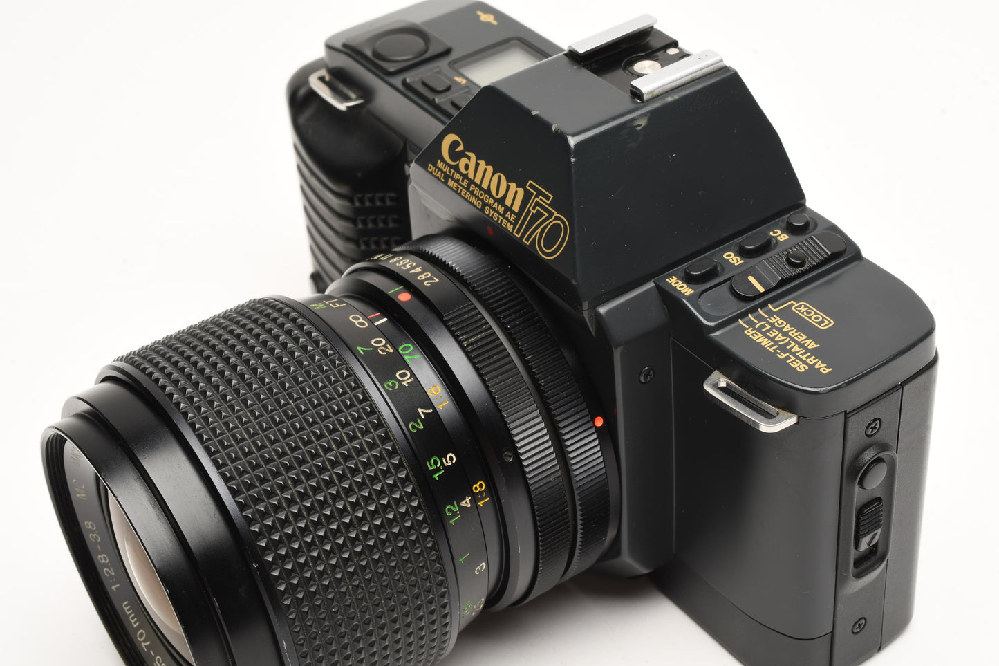 Canon T70 35mm SLR w/Vivitar 35-70mm zoom, tested, New seals