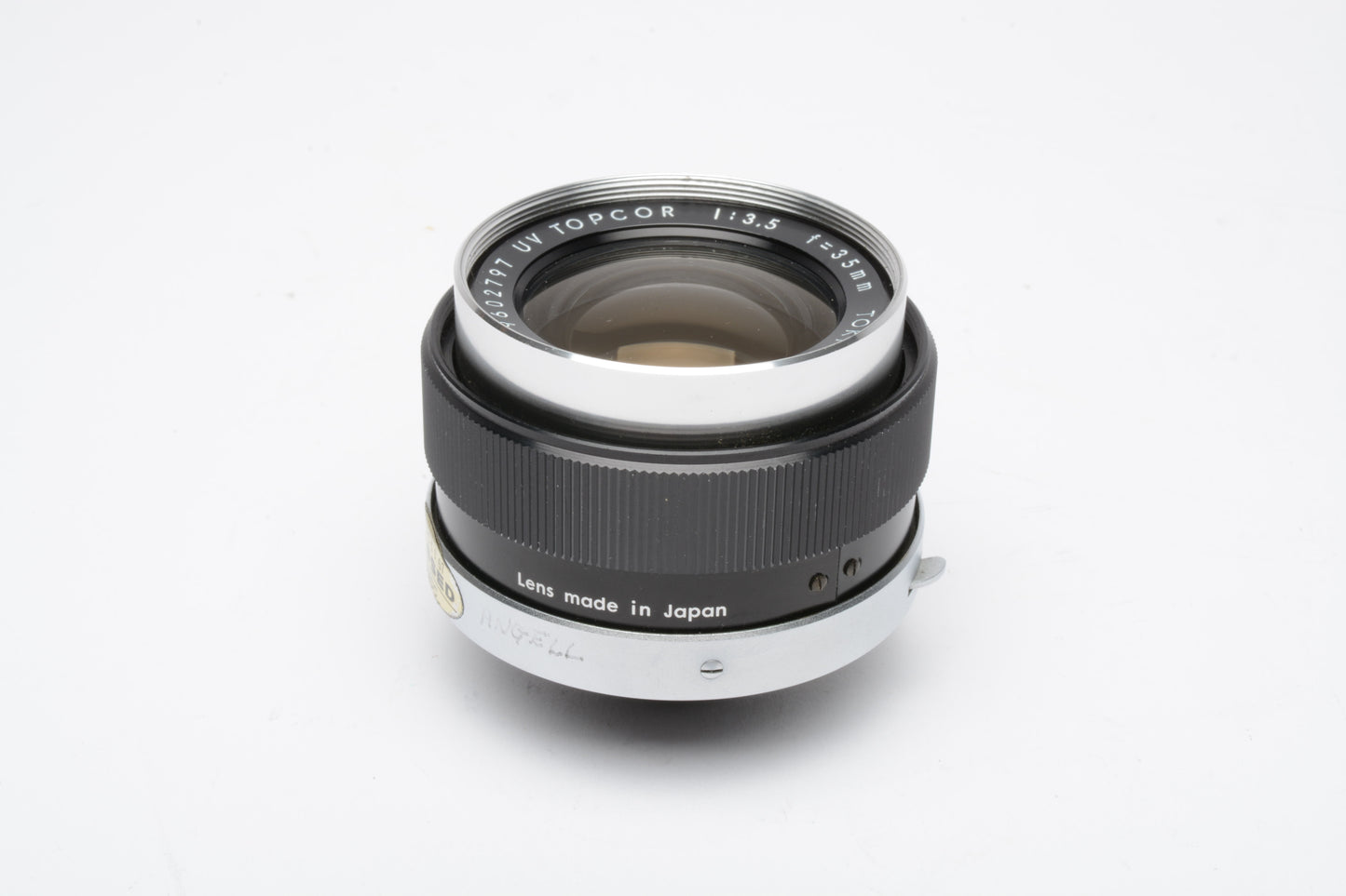 Topcon Tokyo Kogaku UV Topcor 35mm f3.5 Lens for Topcon mount, +Case, cap