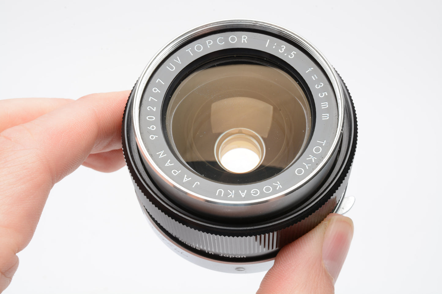 Topcon Tokyo Kogaku UV Topcor 35mm f3.5 Lens for Topcon mount, +Case, cap