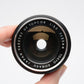 Topcon Tokyo Kogaku UV Topcor 35mm f3.5 Lens for Topcon mount, +Case, cap